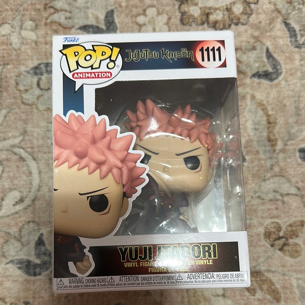 Funko Pop Animation Yuji Itadori Figure with Pink Hair